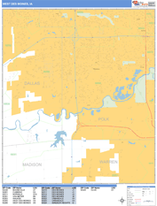 West Des Moines Digital Map Basic Style